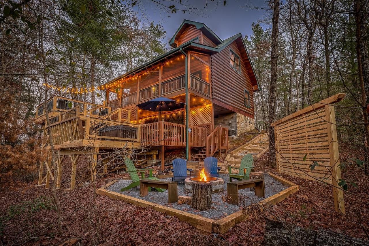 Golden Eagle Ga Cabin - Hot Tub, Firepit & Fast Wifi Blue Ridge Eksteriør bilde