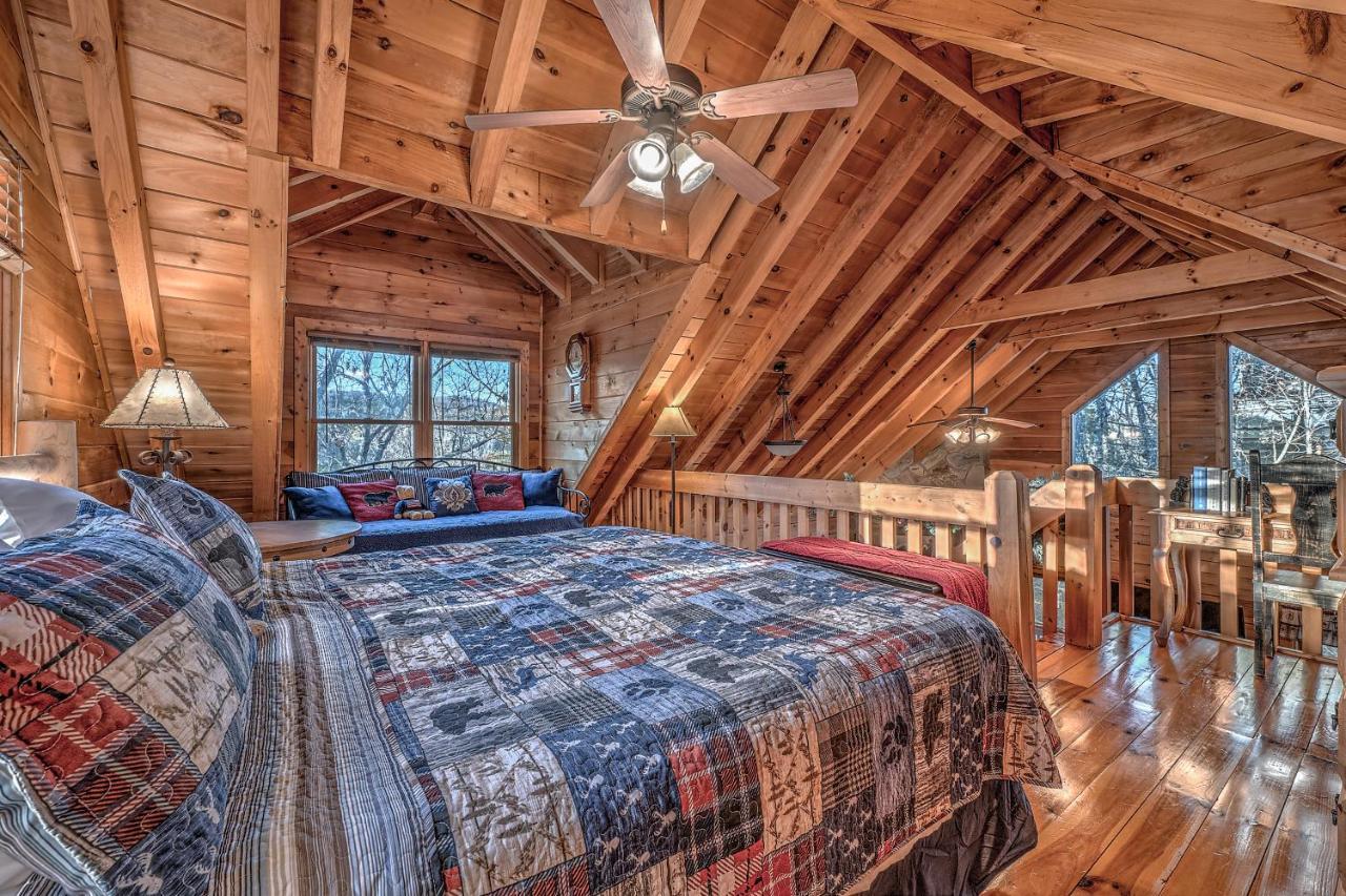 Golden Eagle Ga Cabin - Hot Tub, Firepit & Fast Wifi Blue Ridge Eksteriør bilde